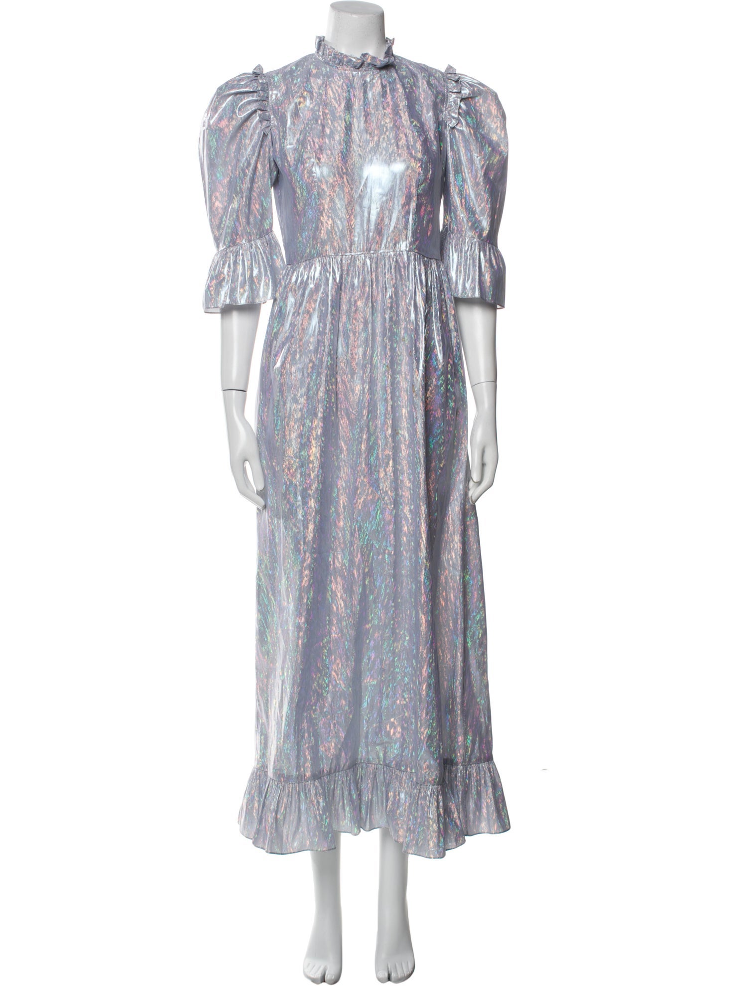 Batsheva Nylon Long Dress