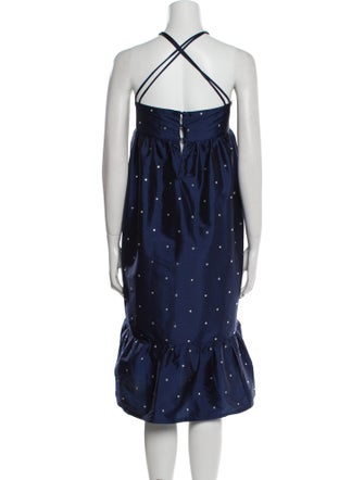 Batsheva Halterneck Mini Dress