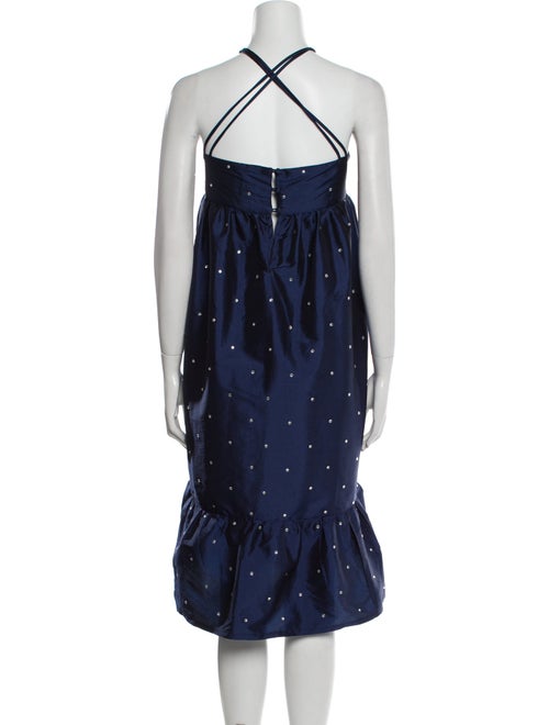 Batsheva Halterneck Mini Dress