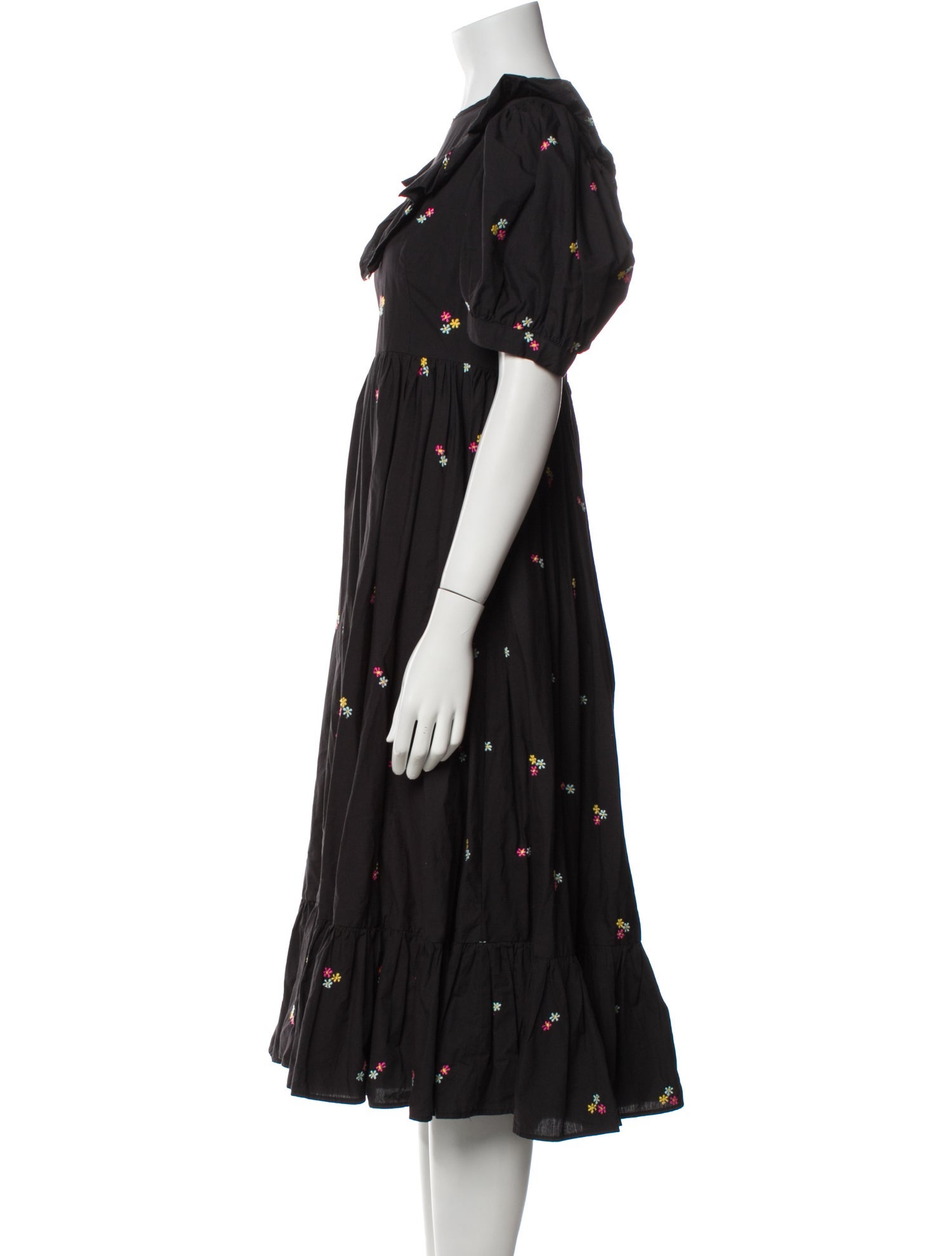 Batsheva Printed Midi Length Dress