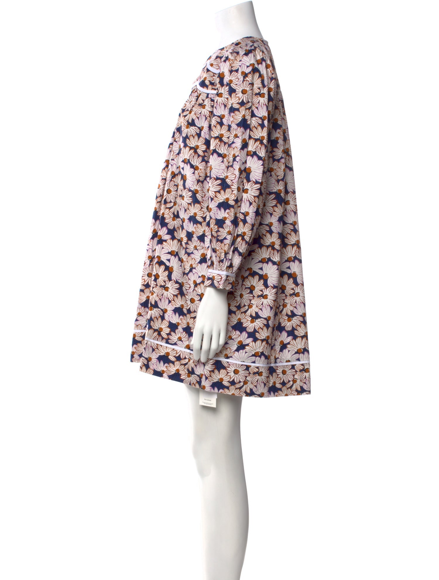 Batsheva Floral Print Mini Dress