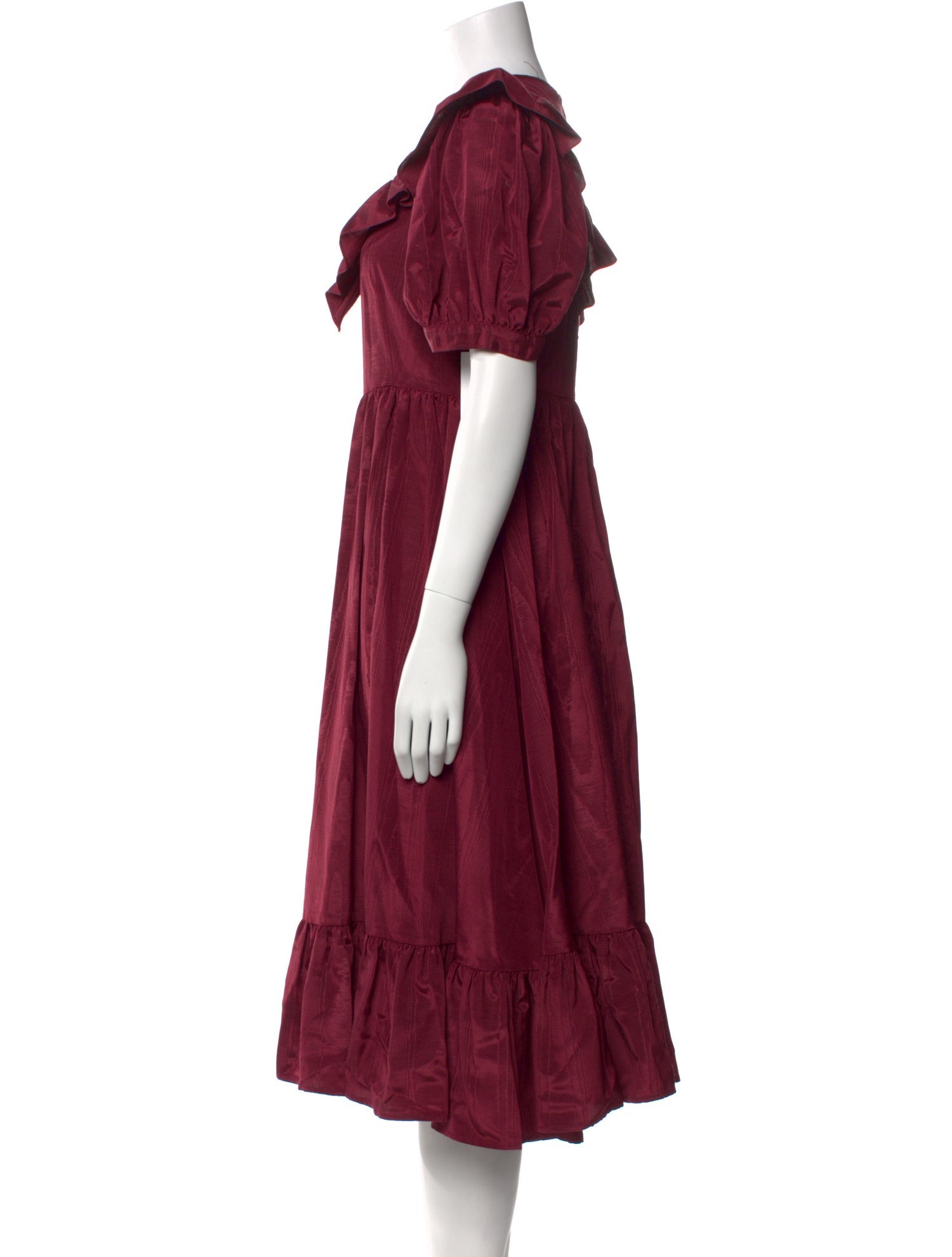 Batsheva Scoop Neck Midi Length Dress