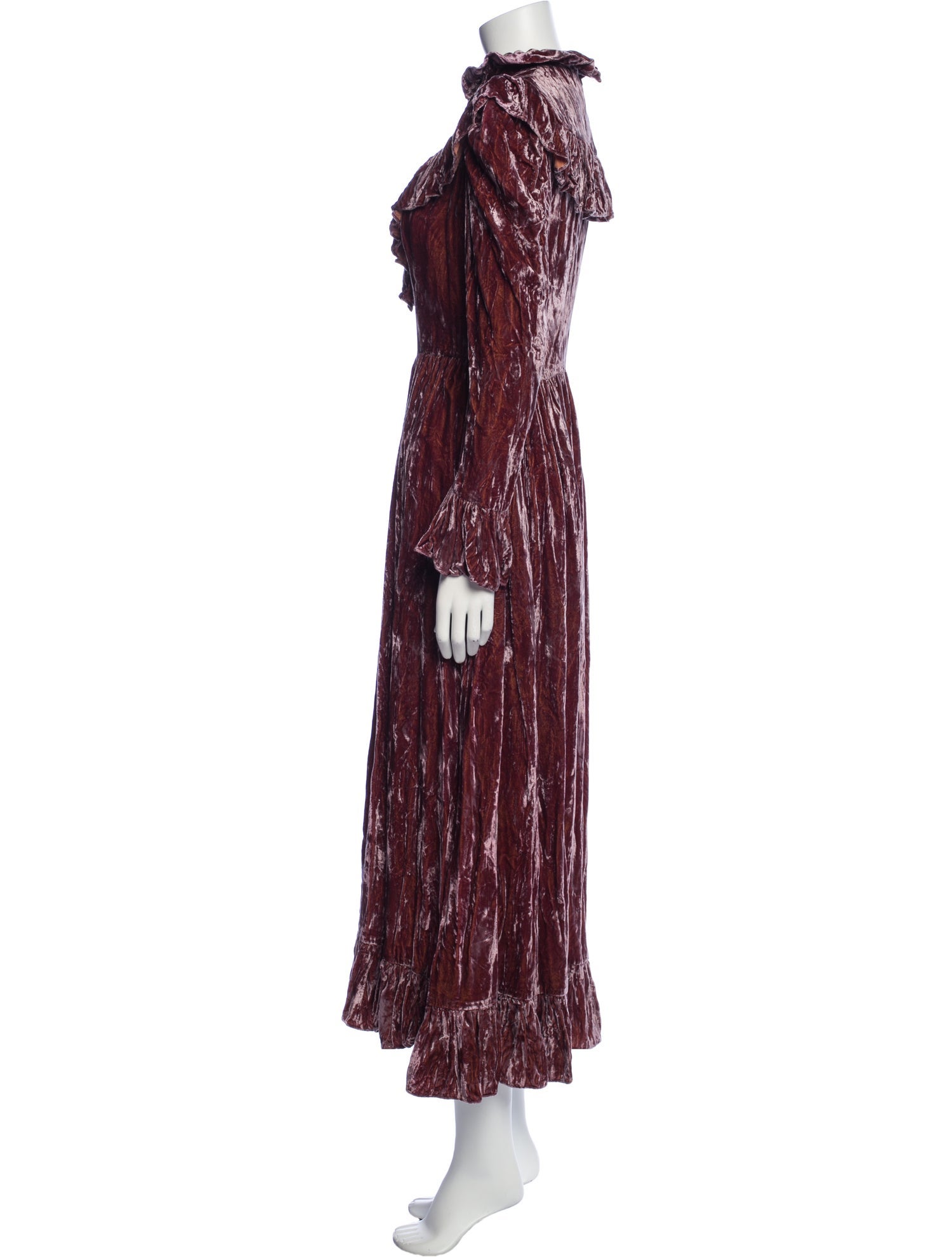 Batsheva Printed Long Dress