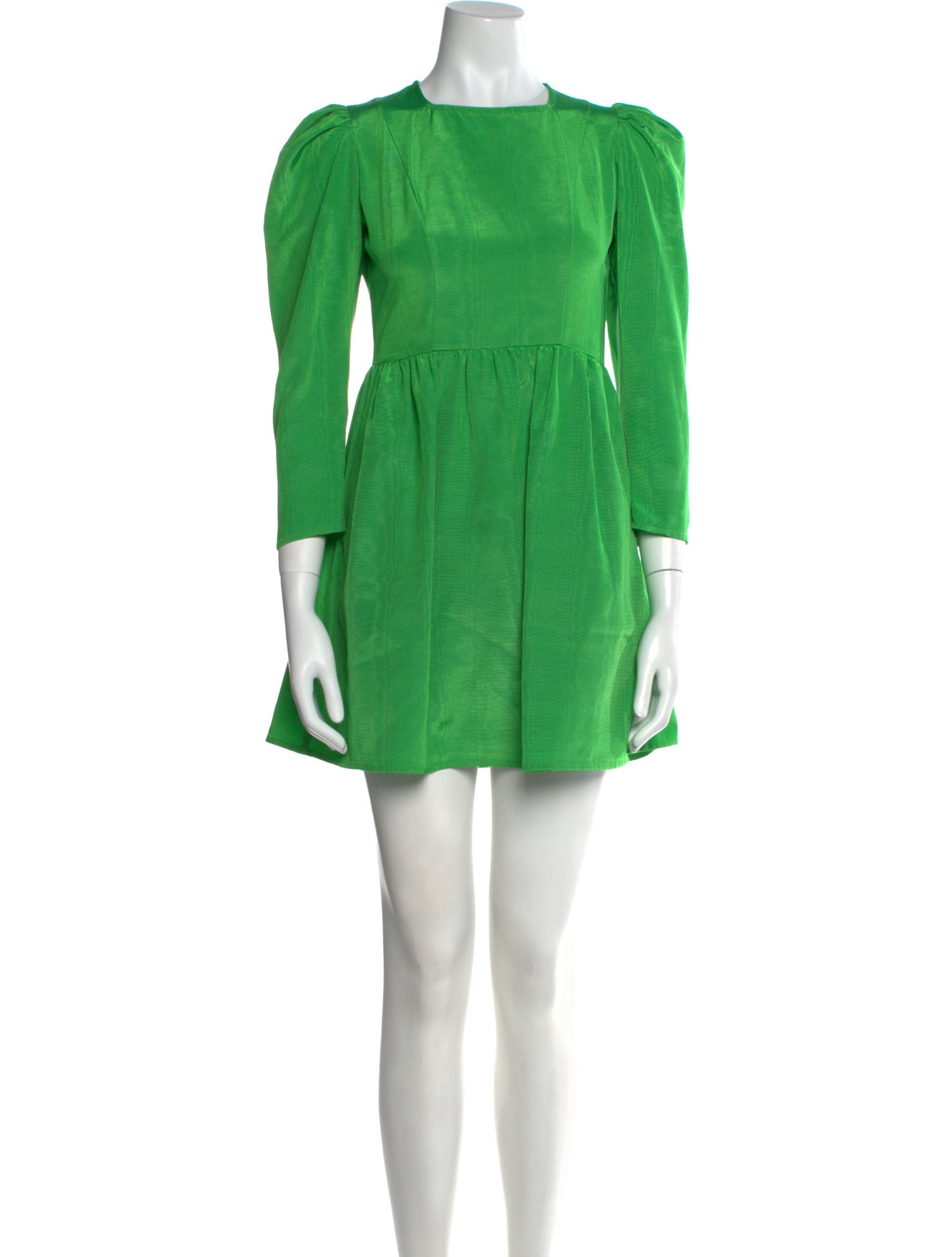 Batsheva Bateau Neckline Mini Dress