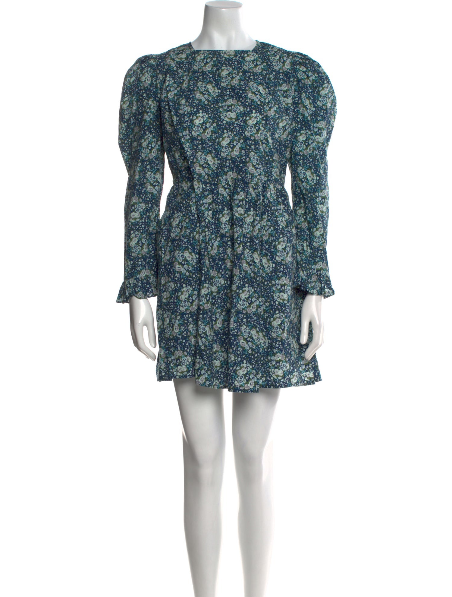 Batsheva Floral Print Mini Dress