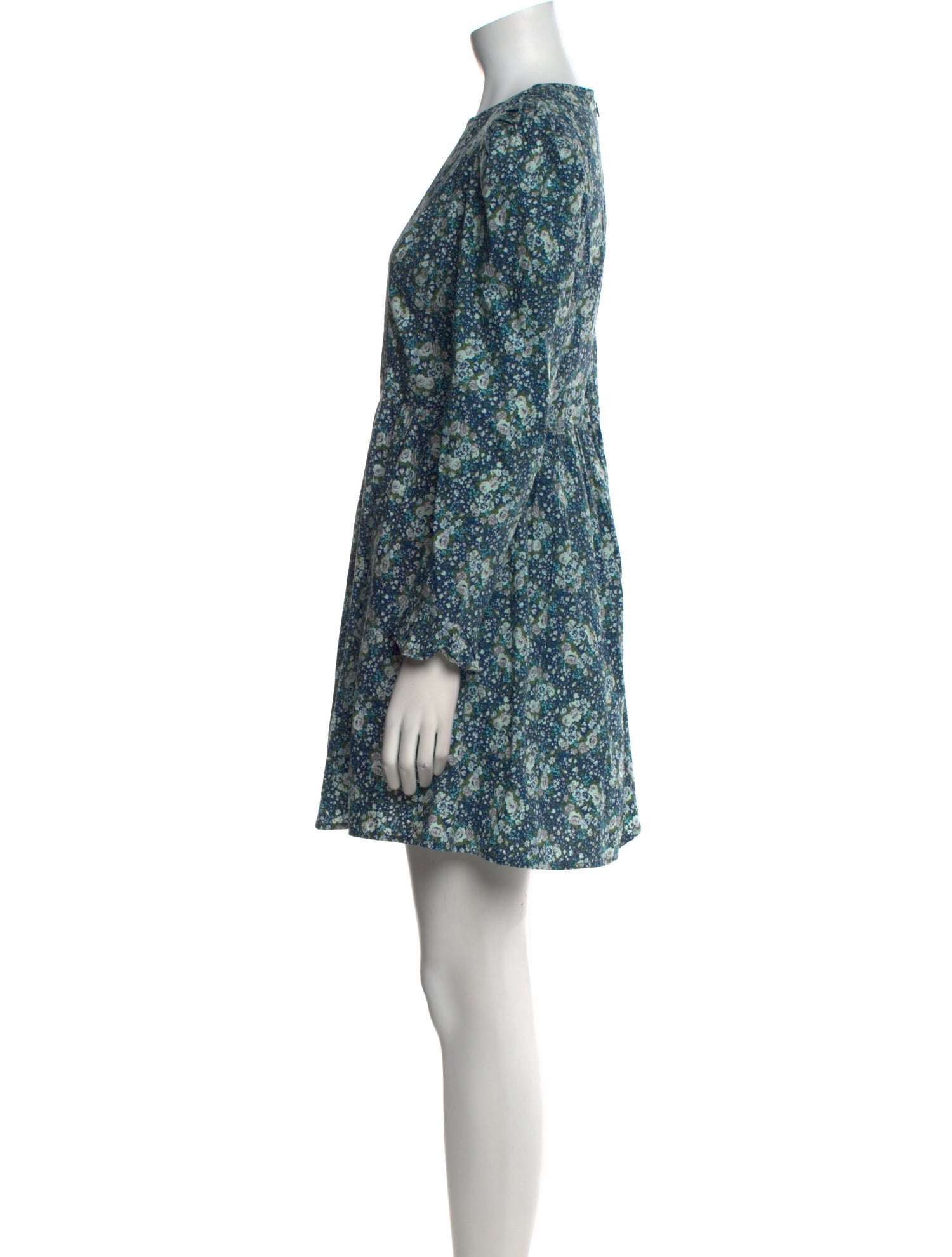 Batsheva Floral Print Mini Dress