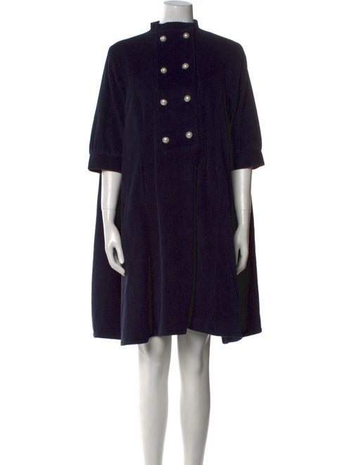 Batsheva Mock Neck Mini Dress