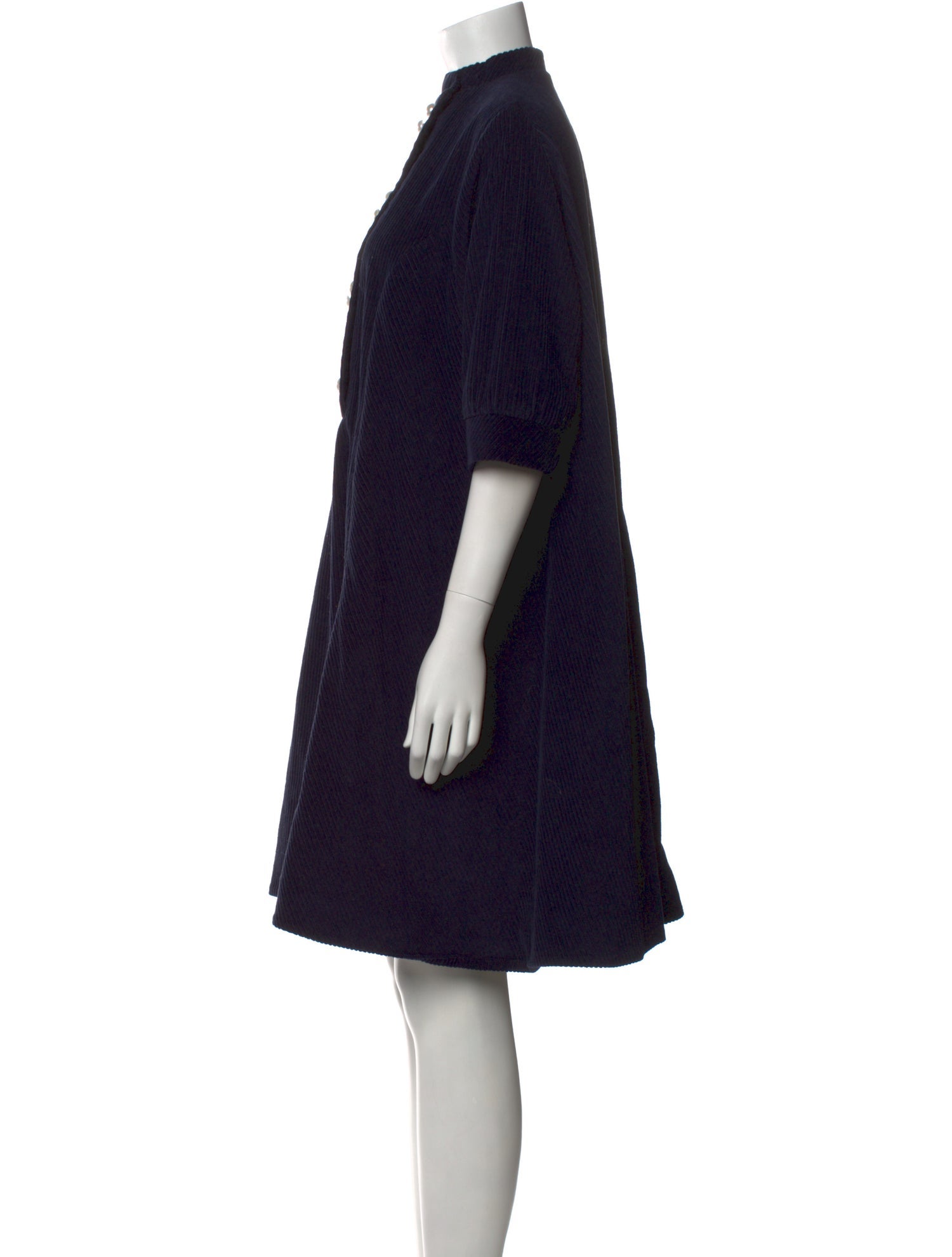 Batsheva Mock Neck Mini Dress