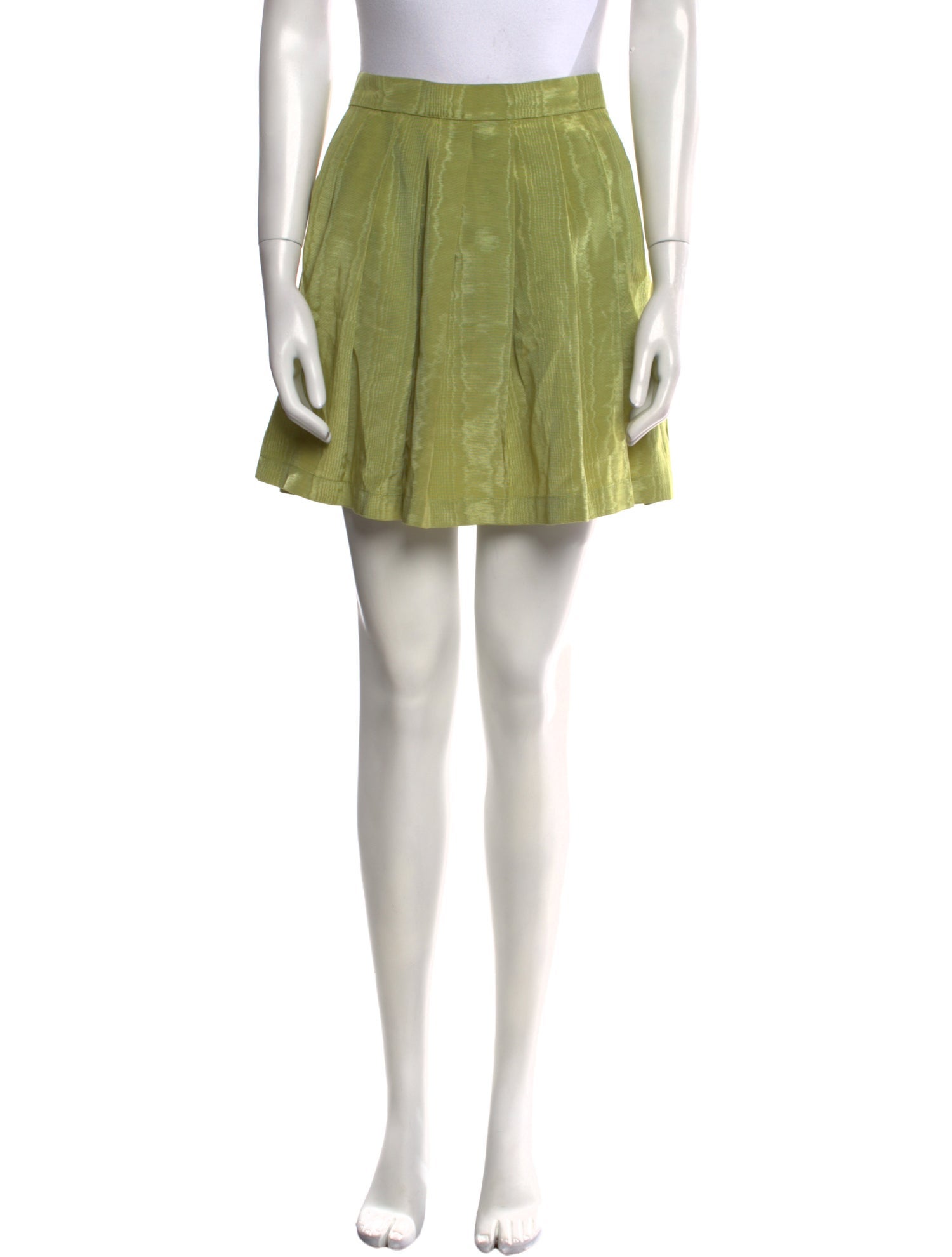 Batsheva Pleated Accents Mini Skirt