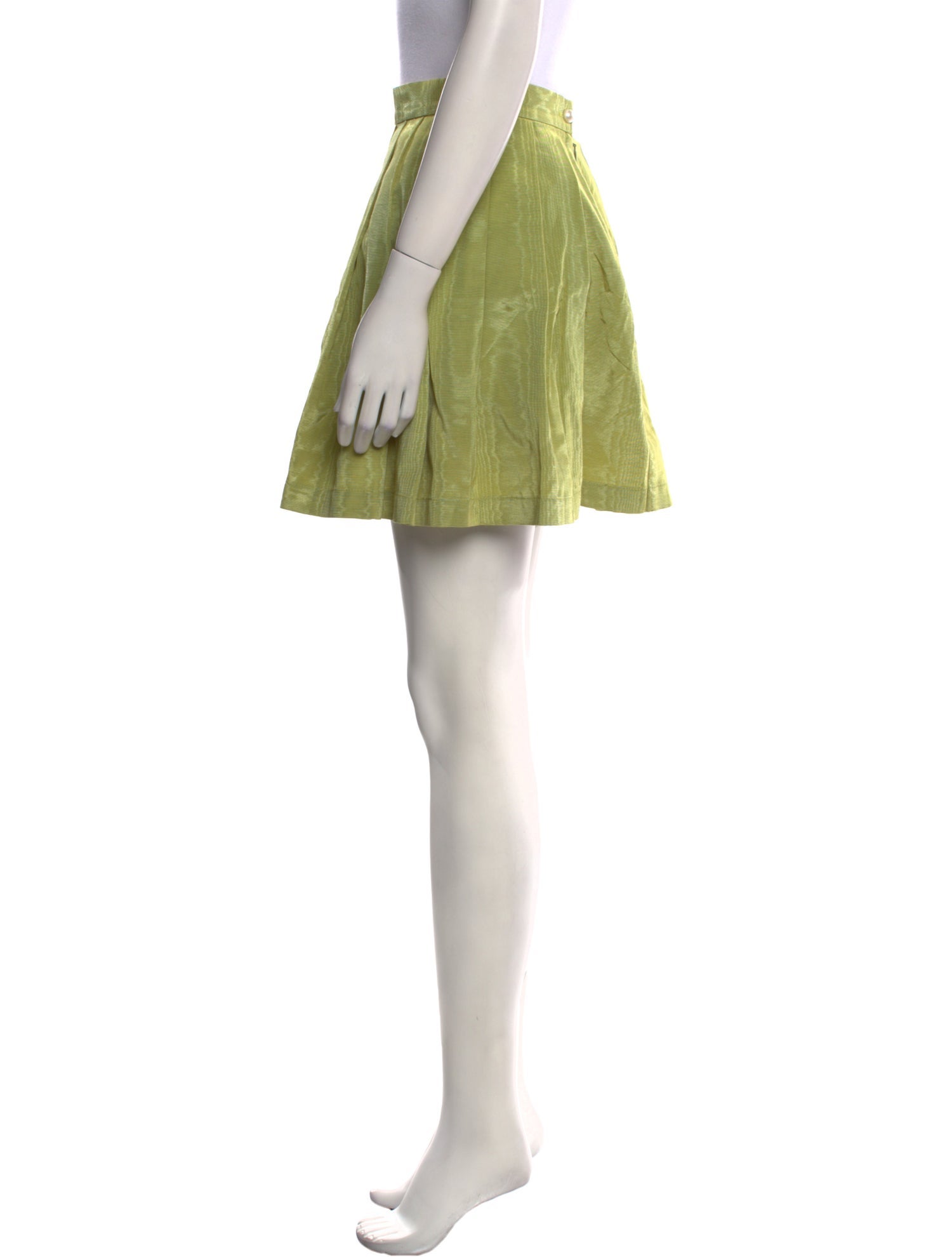 Batsheva Pleated Accents Mini Skirt