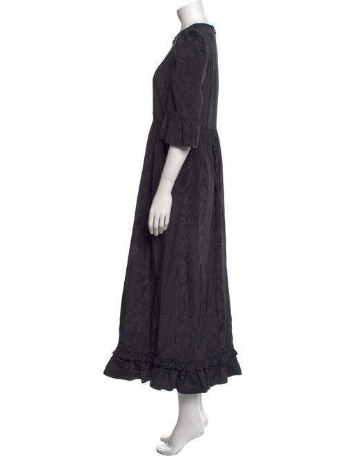 Batsheva Crew Neck Long Dress