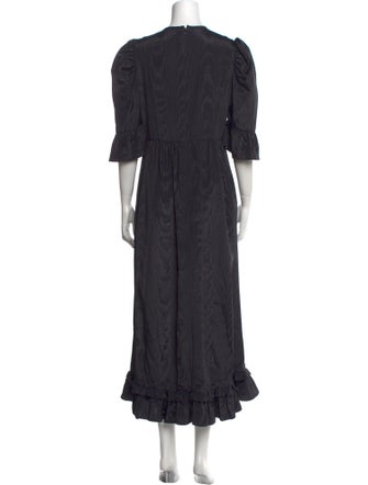 Batsheva Crew Neck Long Dress