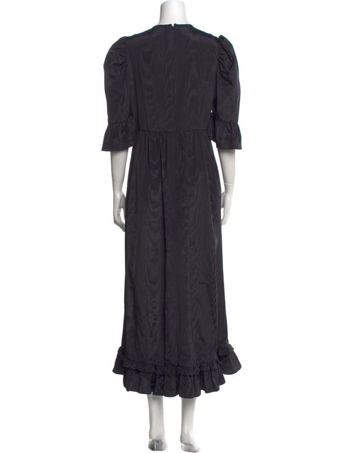 Batsheva Crew Neck Long Dress