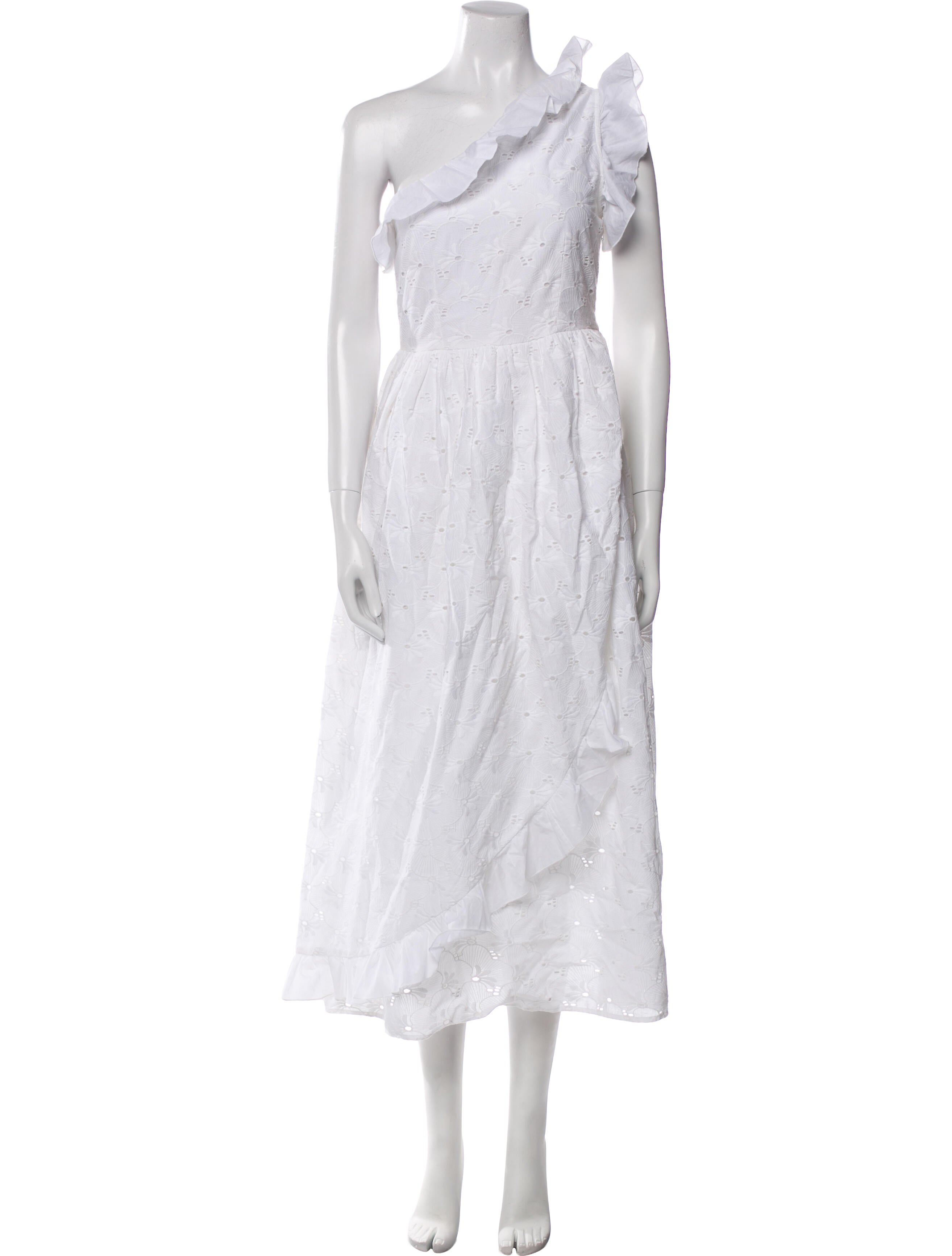 Batsheva One-Shoulder Mini Dress