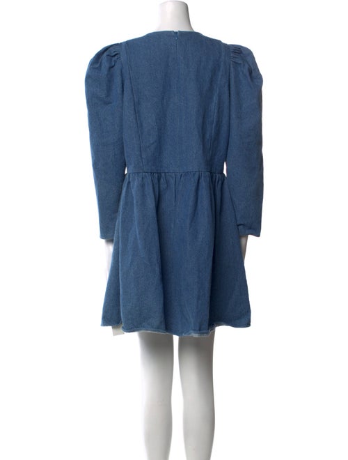 Batsheva Square Neckline Mini Dress