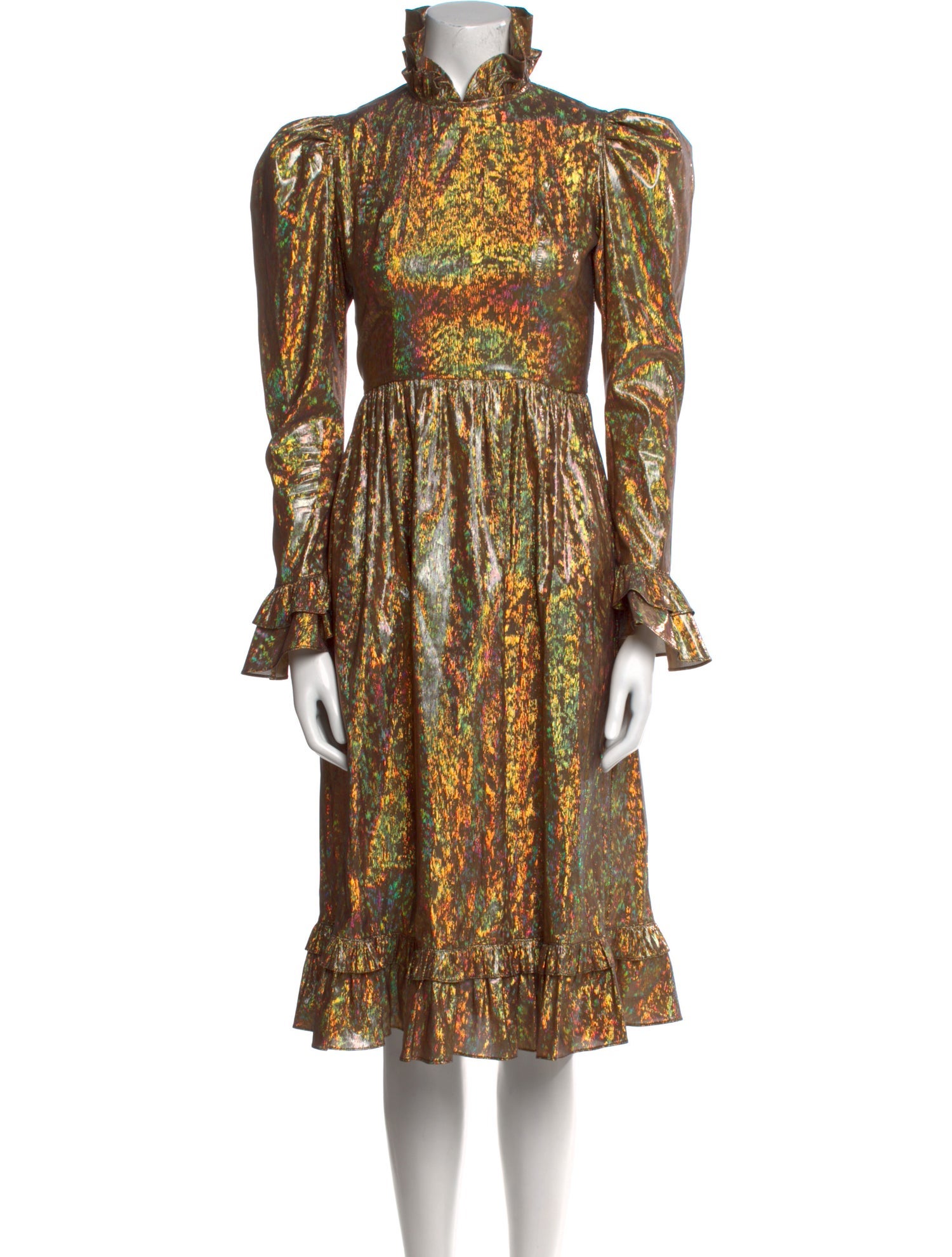 Batsheva Nylon Midi Length Dress