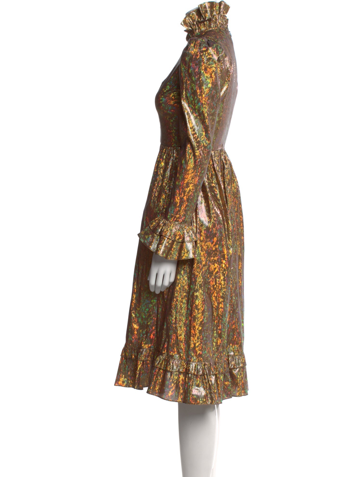 Batsheva Nylon Midi Length Dress