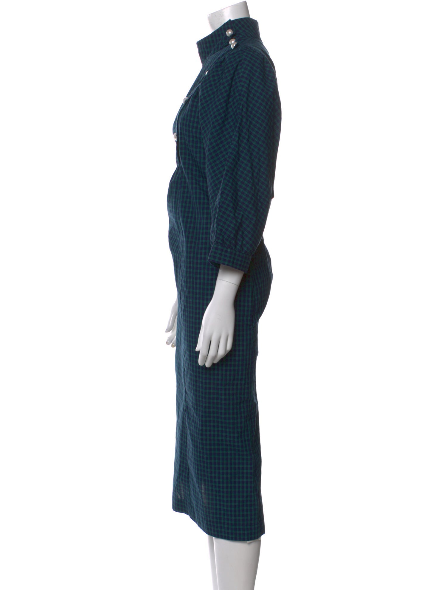 Batsheva Turtleneck Midi Length Dress