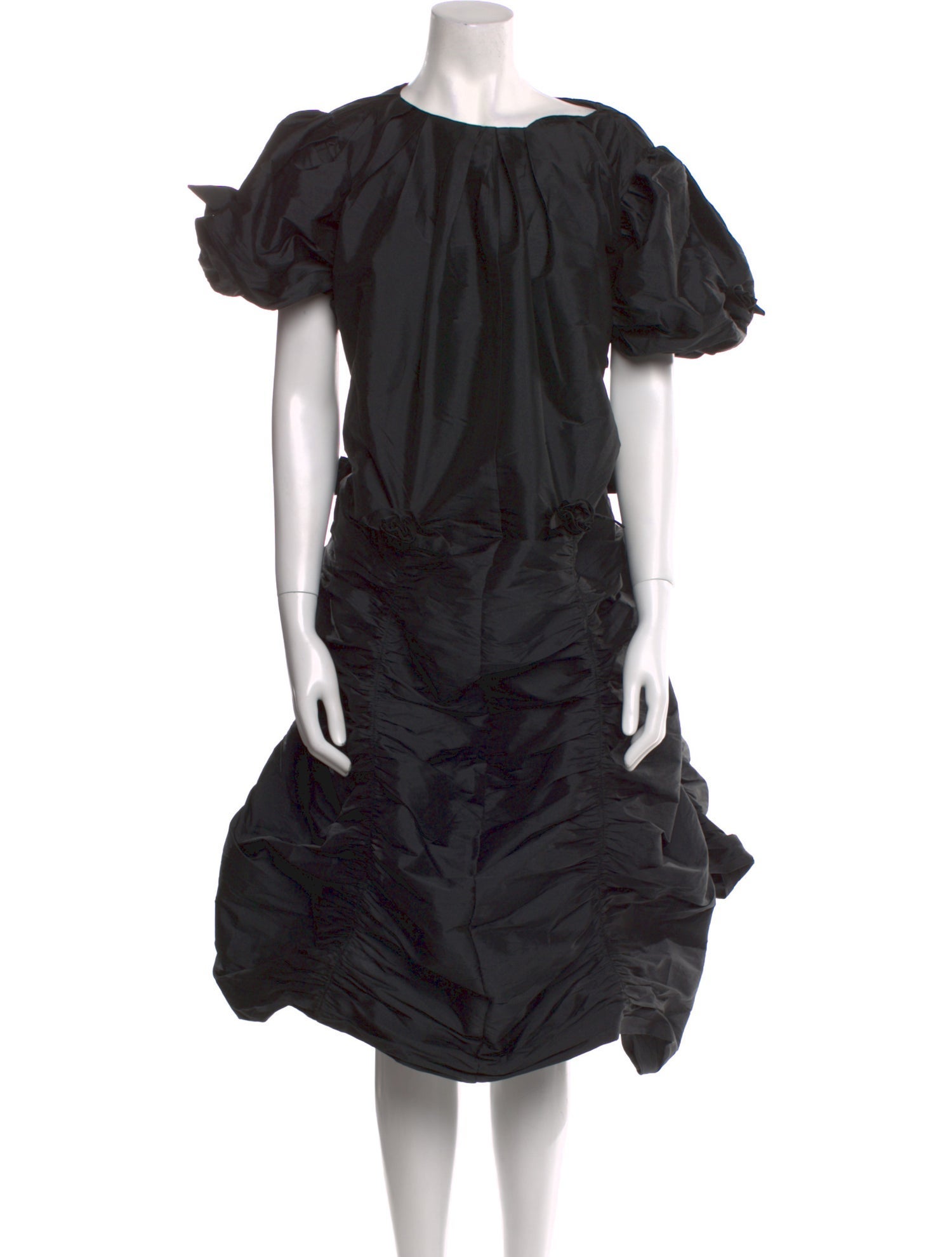 Batsheva Scoop Neck Knee-Length Dress