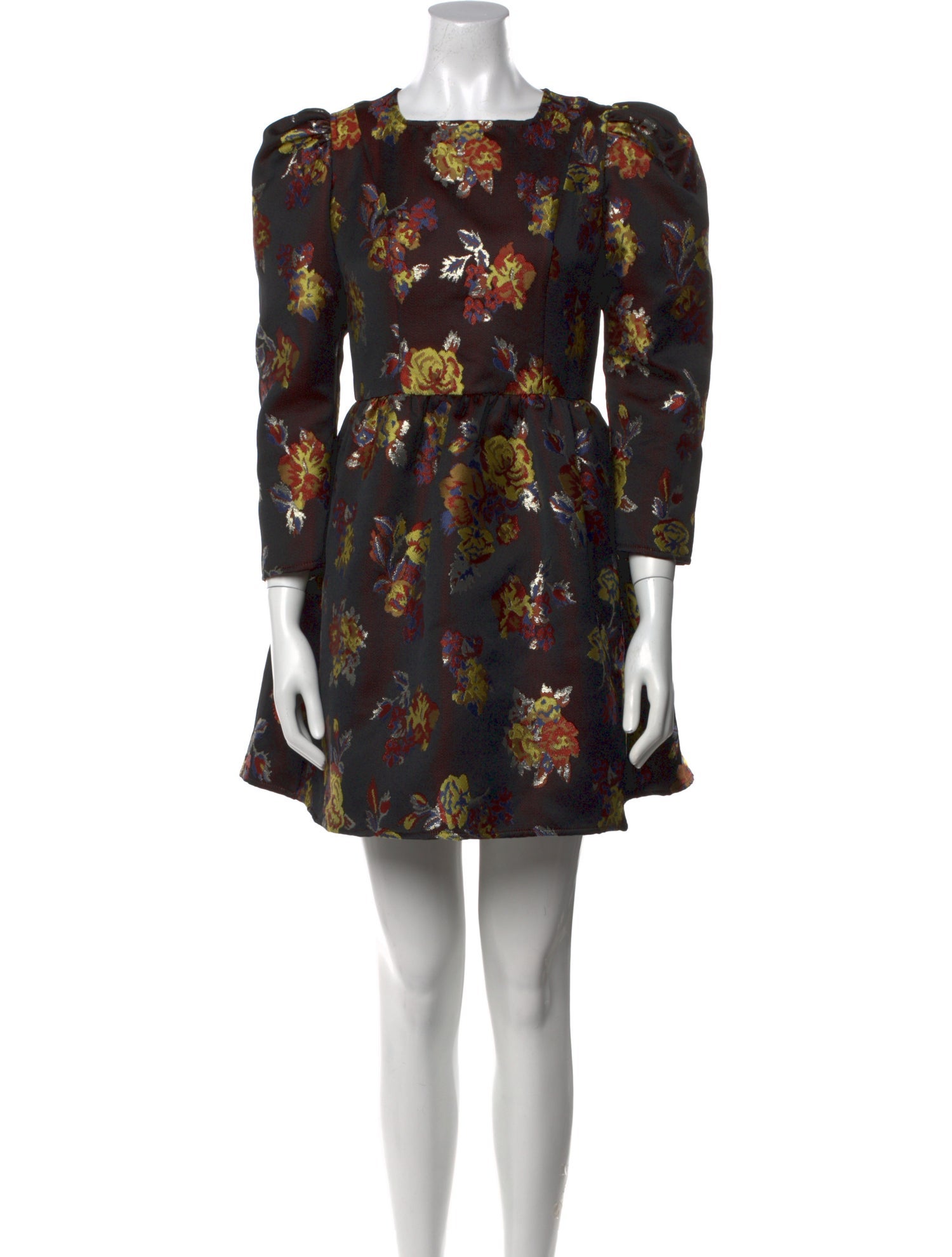 Batsheva Floral Print Mini Dress