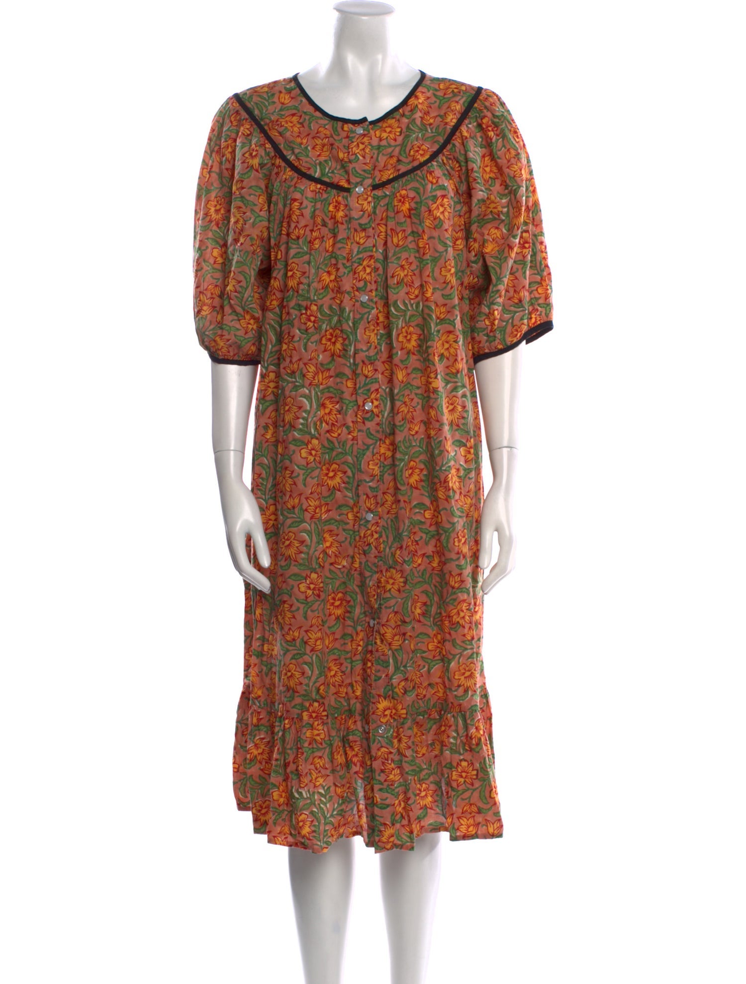 Batsheva Printed Midi Length Dress