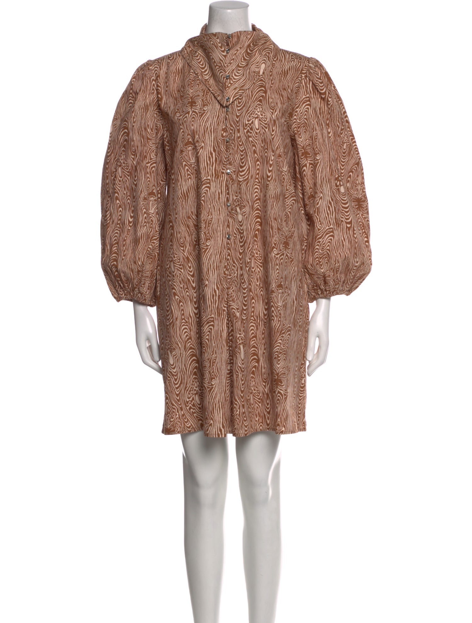 Batsheva Printed Mini Dress