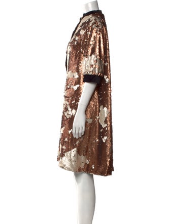 Batsheva Printed Midi Length Dress