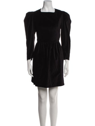Batsheva Square Neckline Mini Dress