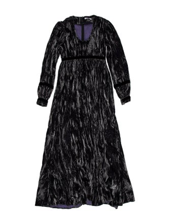 Batsheva Printed Long Dress