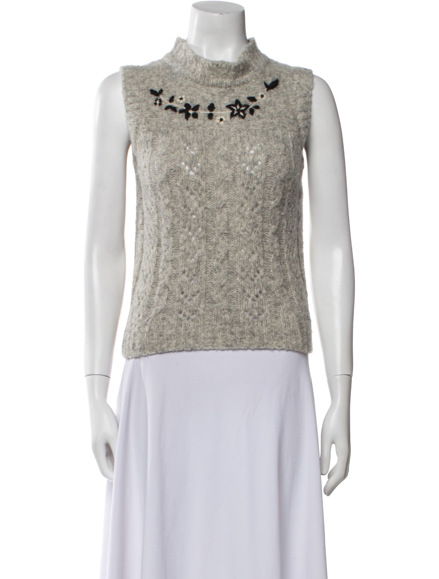 Batsheva Alpaca Mock Neck Sweater