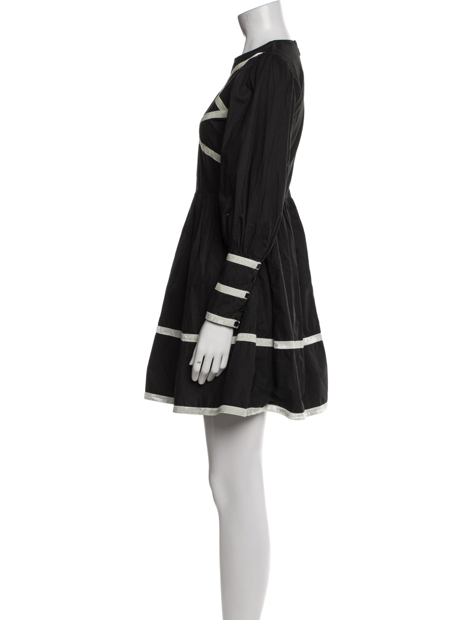 Batsheva Graphic Print Mini Dress