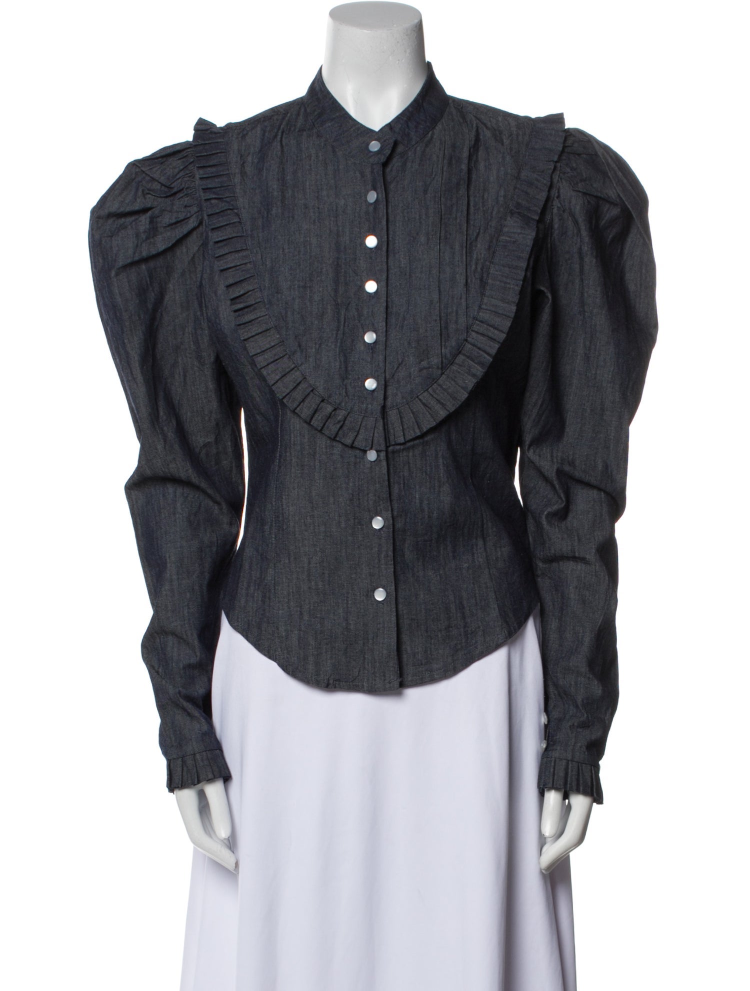 Batsheva Long Sleeve Button-Up Top