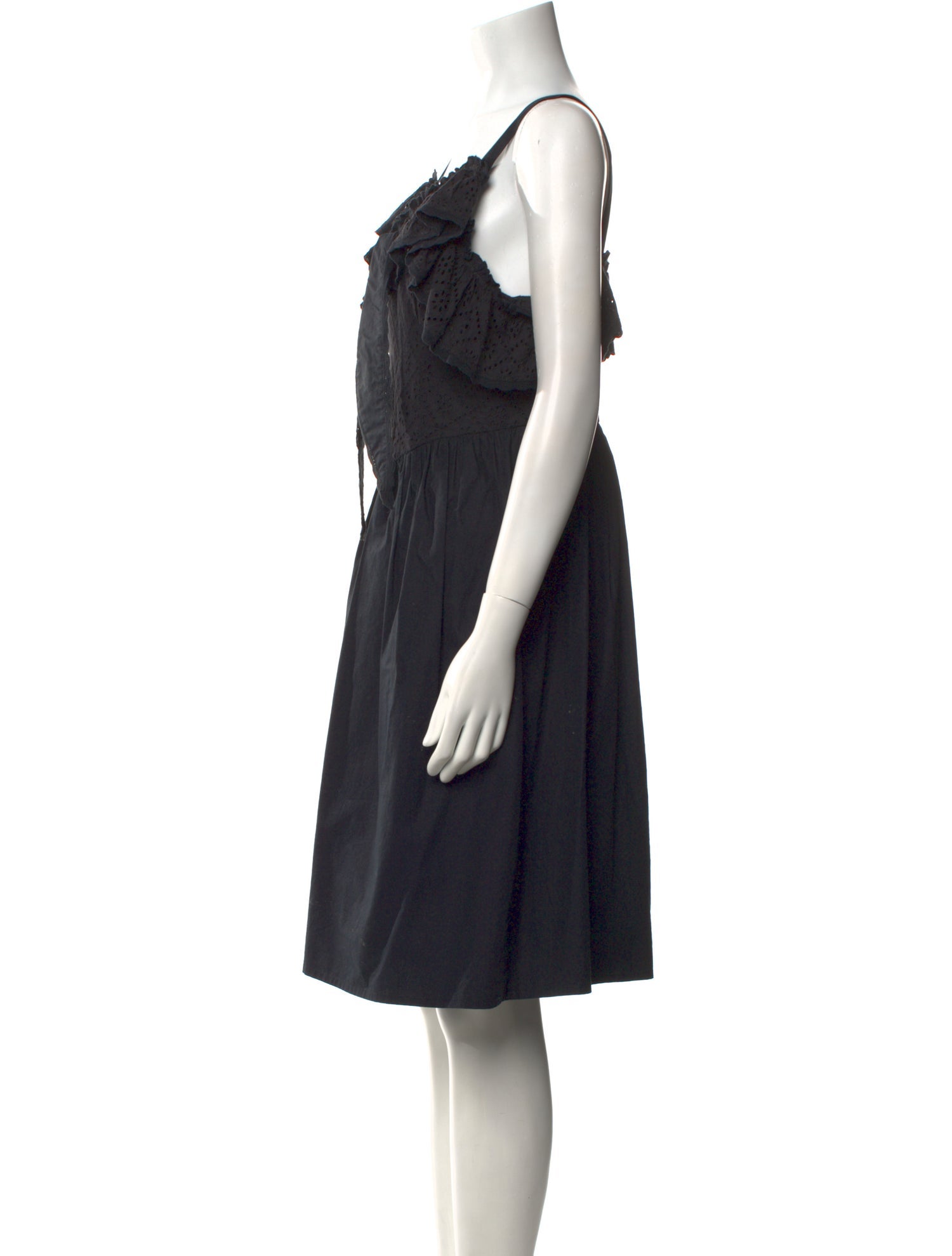 Batsheva Square Neckline Mini Dress