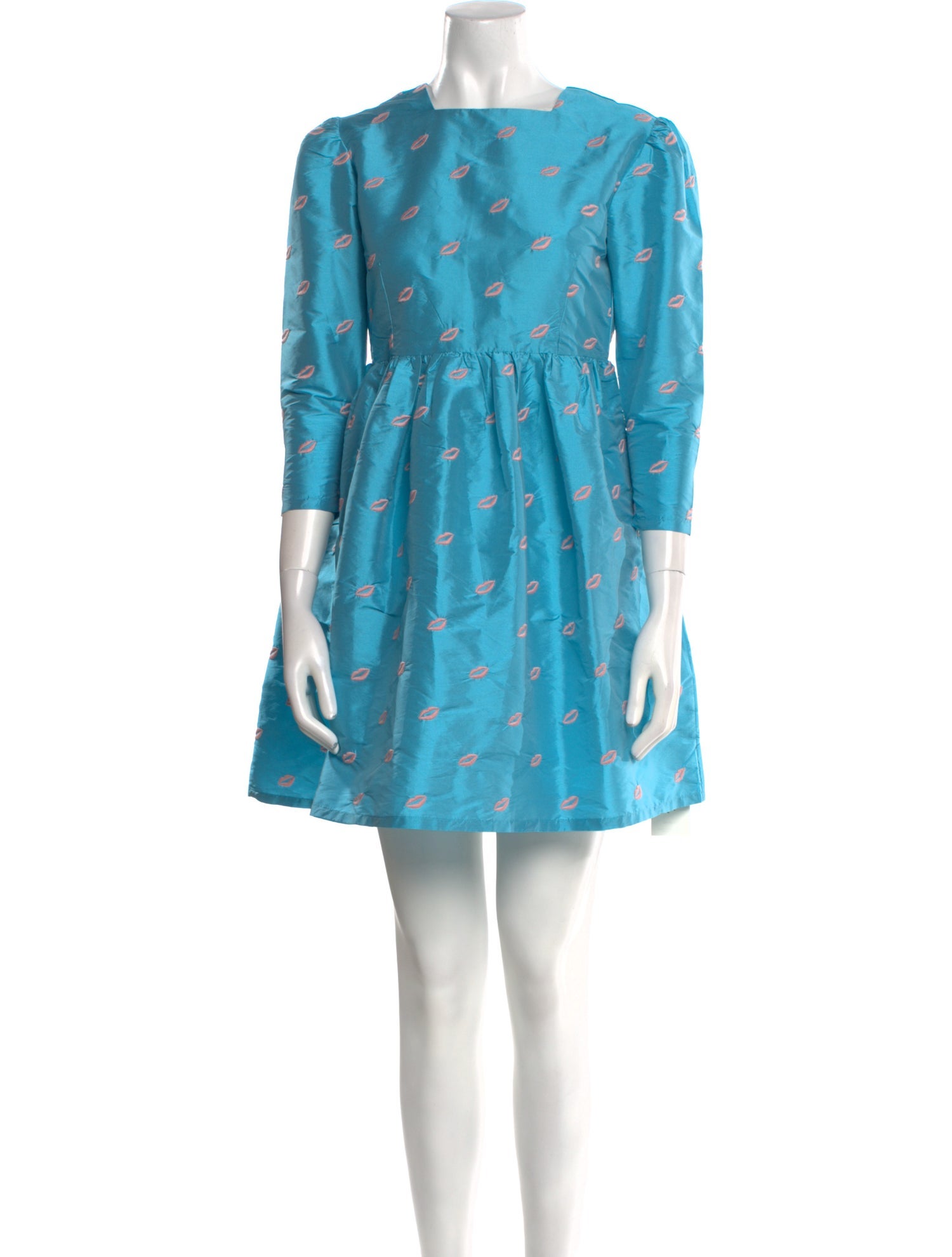 Batsheva Floral Print Mini Dress