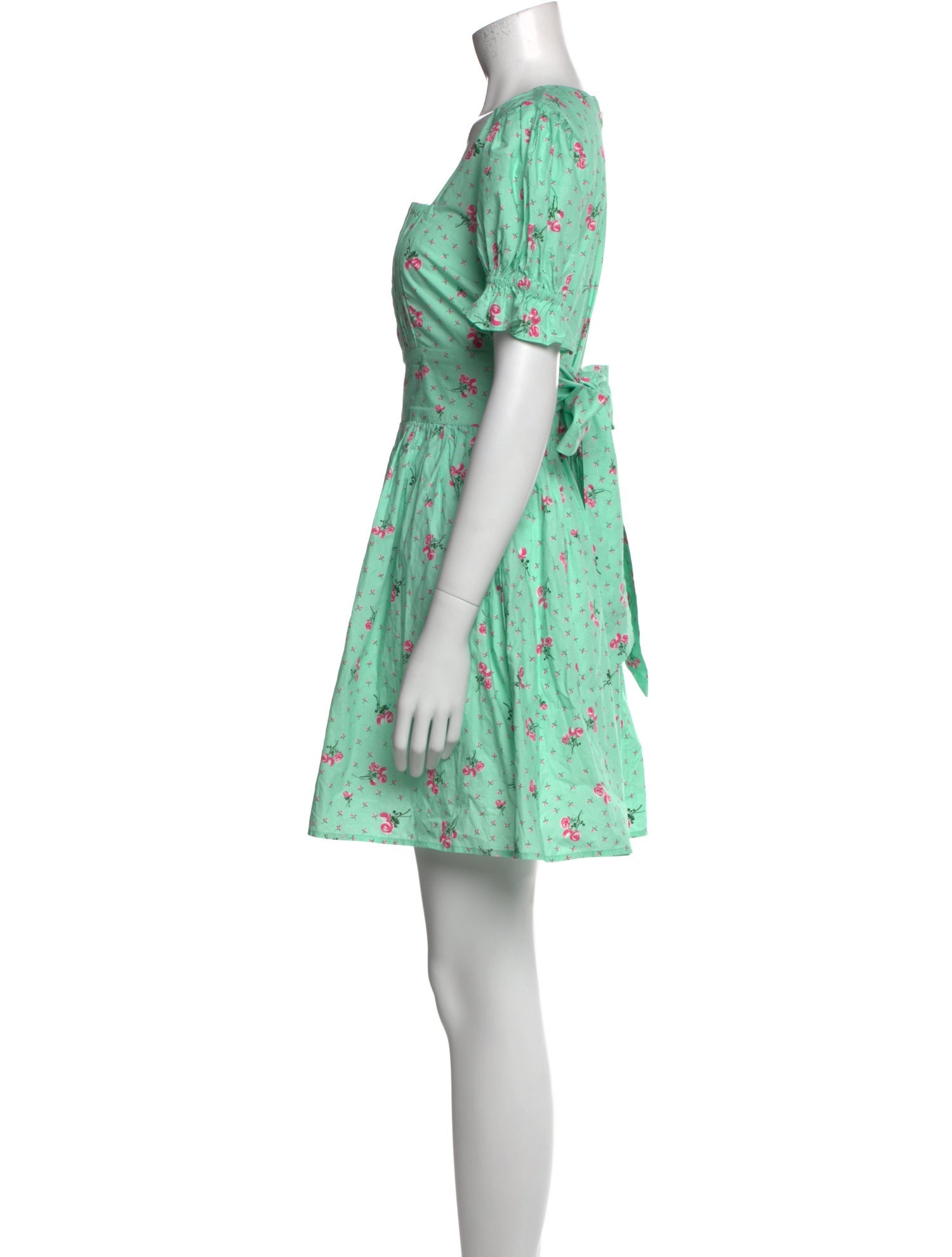 Batsheva Floral Print Mini Dress w/ Tags