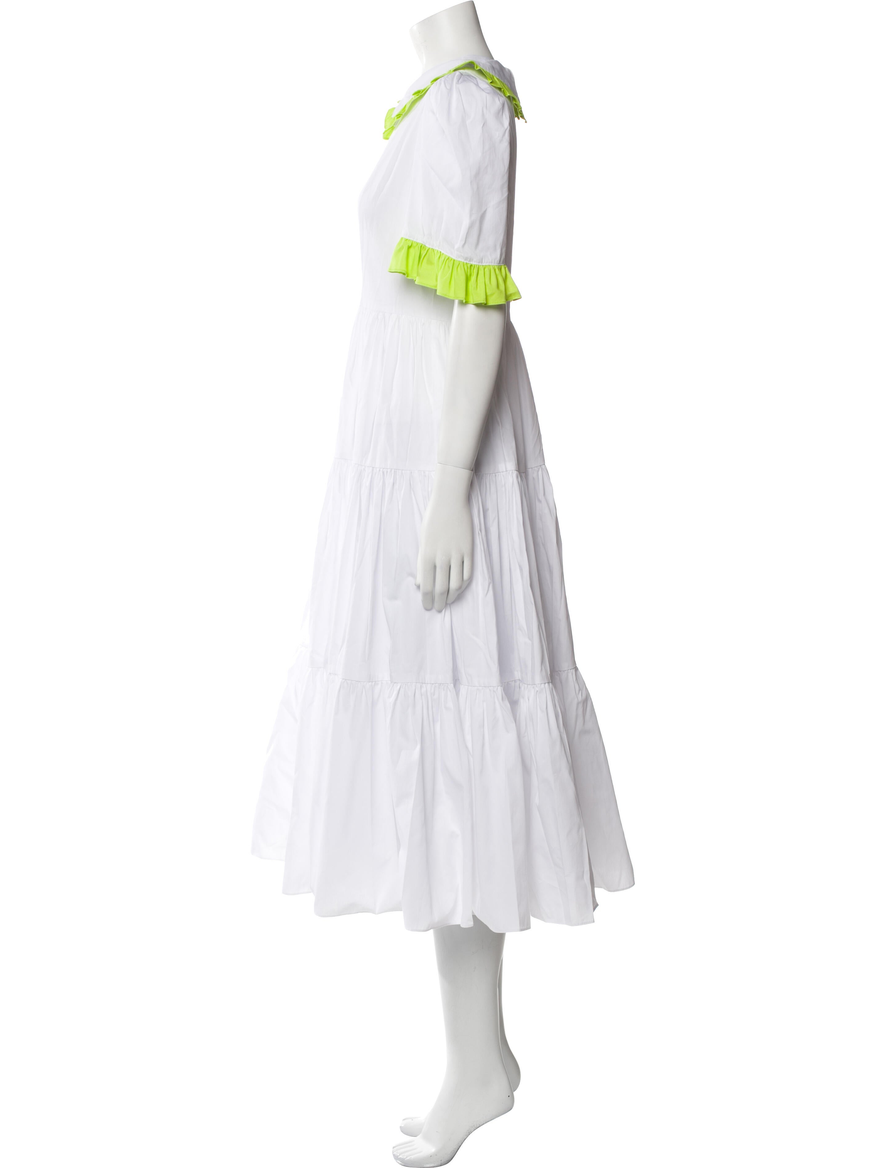 Batsheva Mock Neck Long Dress