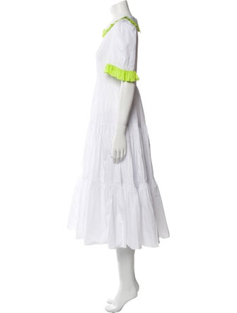 Batsheva Mock Neck Long Dress