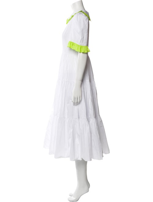 Batsheva Mock Neck Long Dress