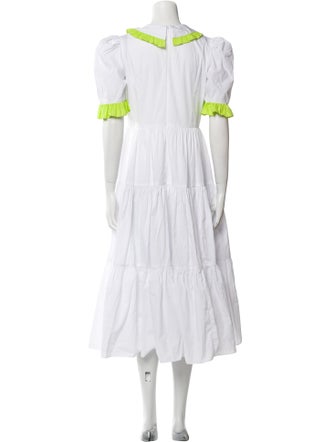 Batsheva Mock Neck Long Dress