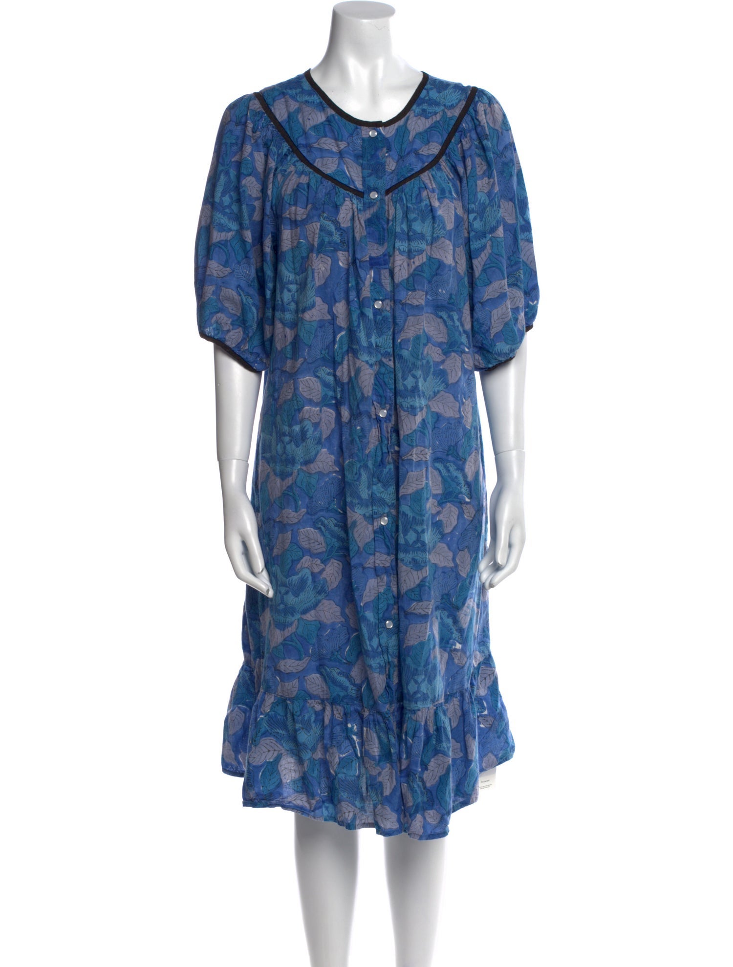 Batsheva Floral Print Knee-Length Dress