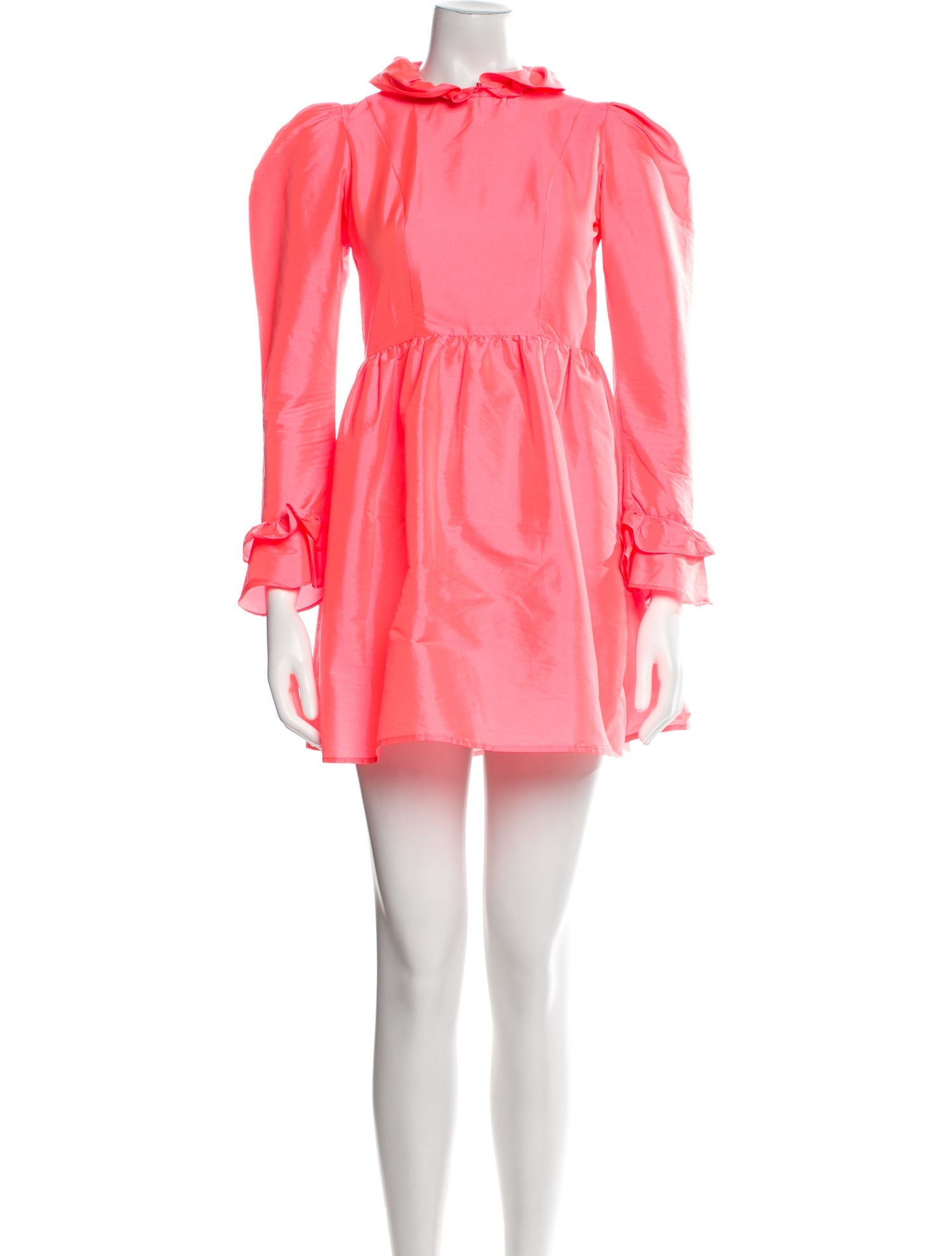 Batsheva Mock Neck Mini Dress