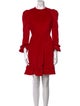 Batsheva Crew Neck Knee-Length Dress