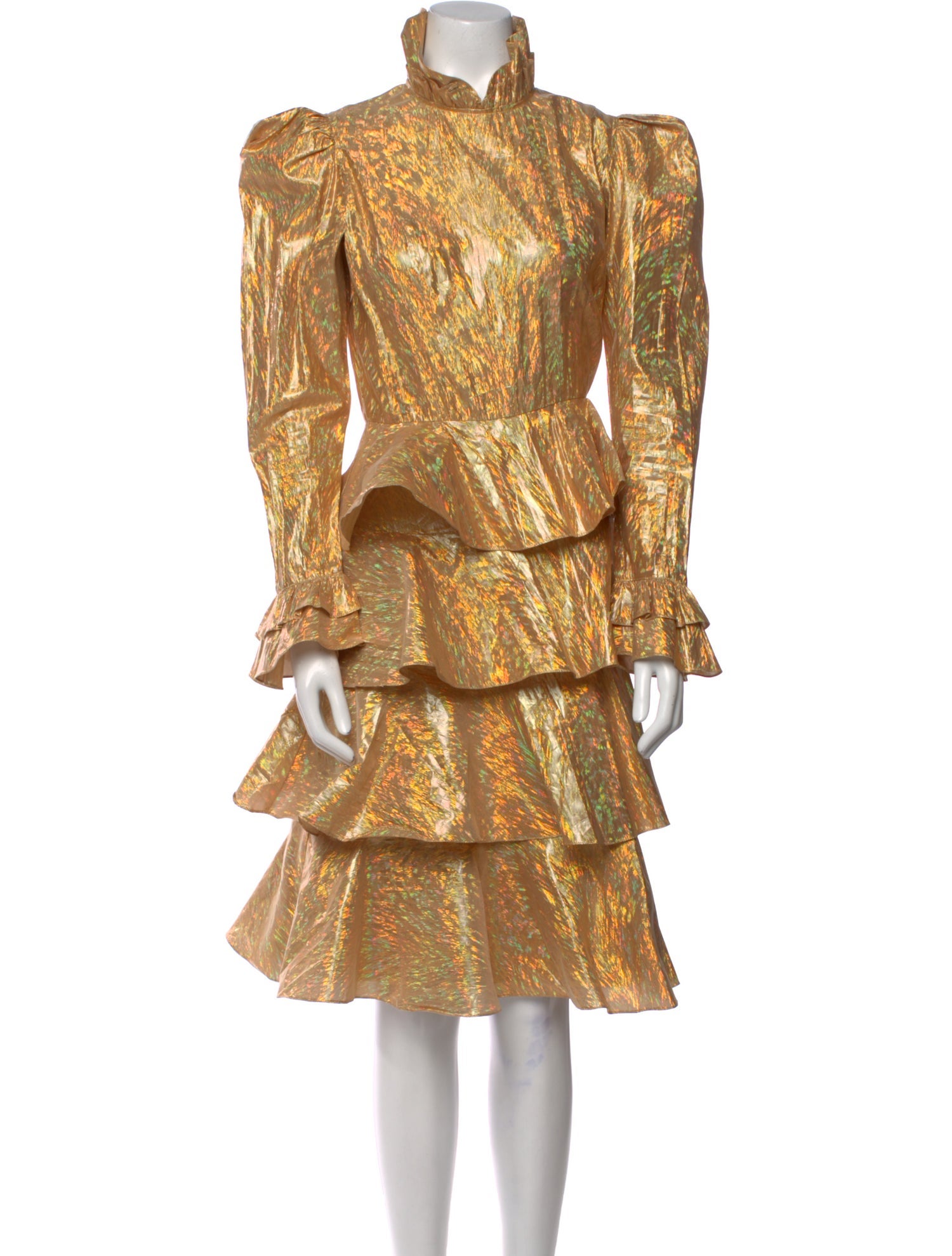 Batsheva Printed Midi Length Dress