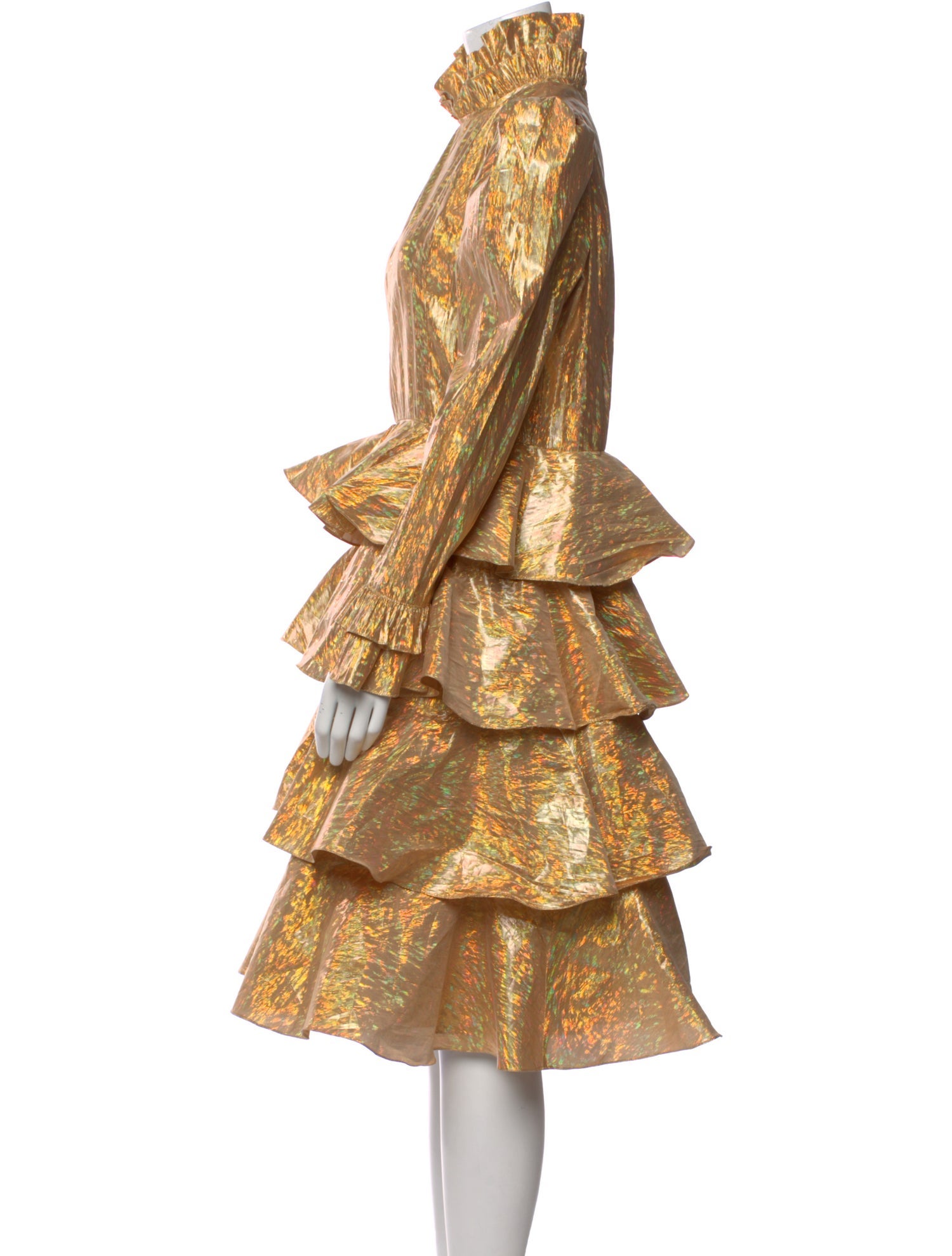 Batsheva Printed Midi Length Dress