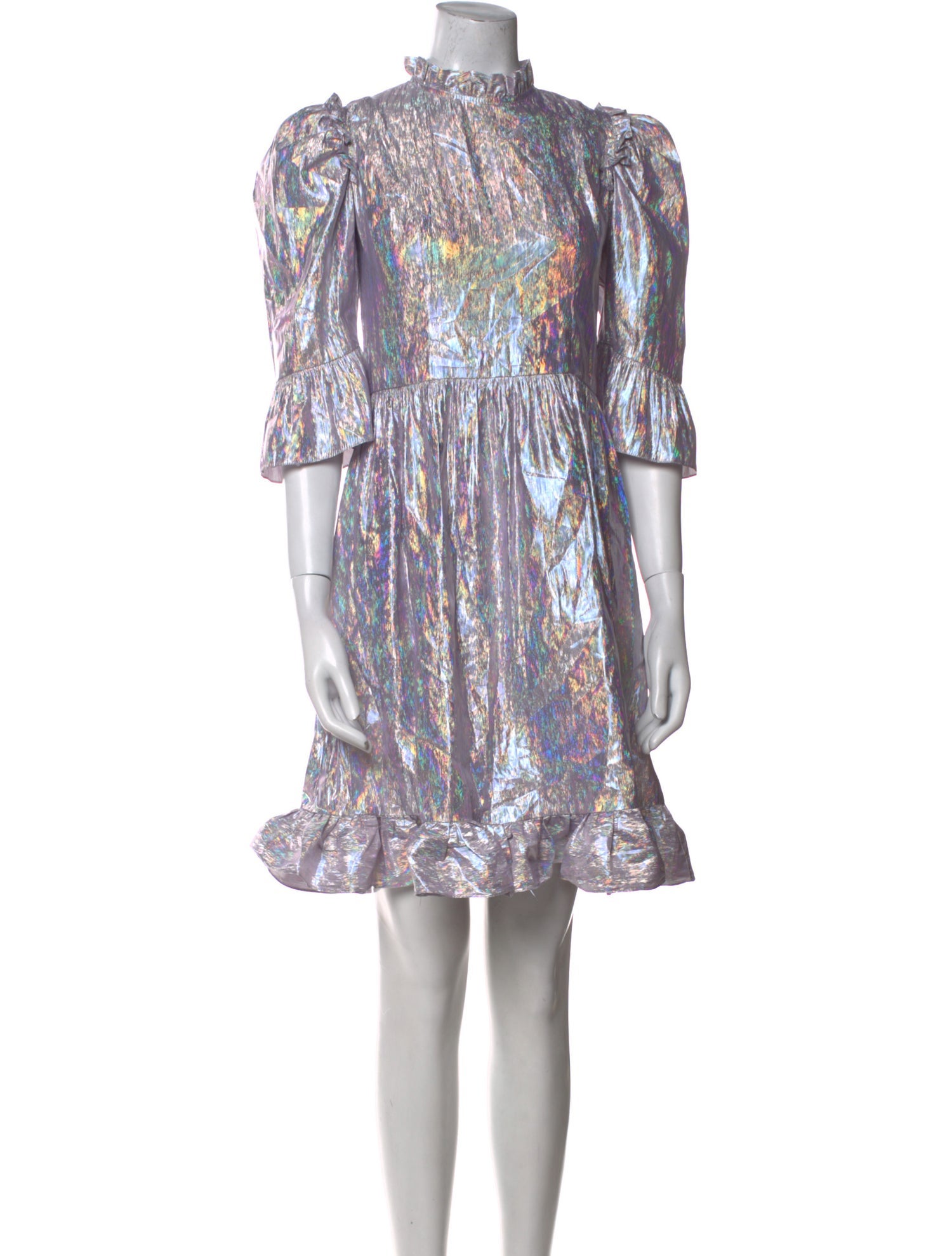 Batsheva Printed Knee-Length Dress