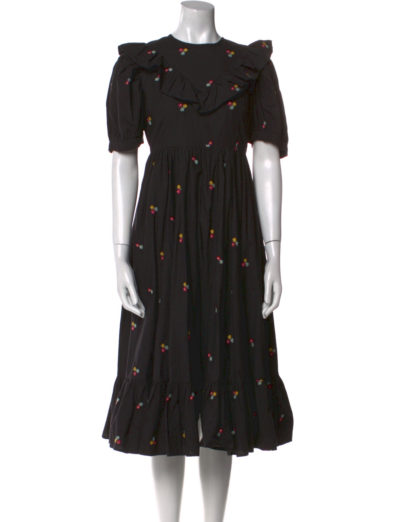 Batsheva Printed Midi Length Dress