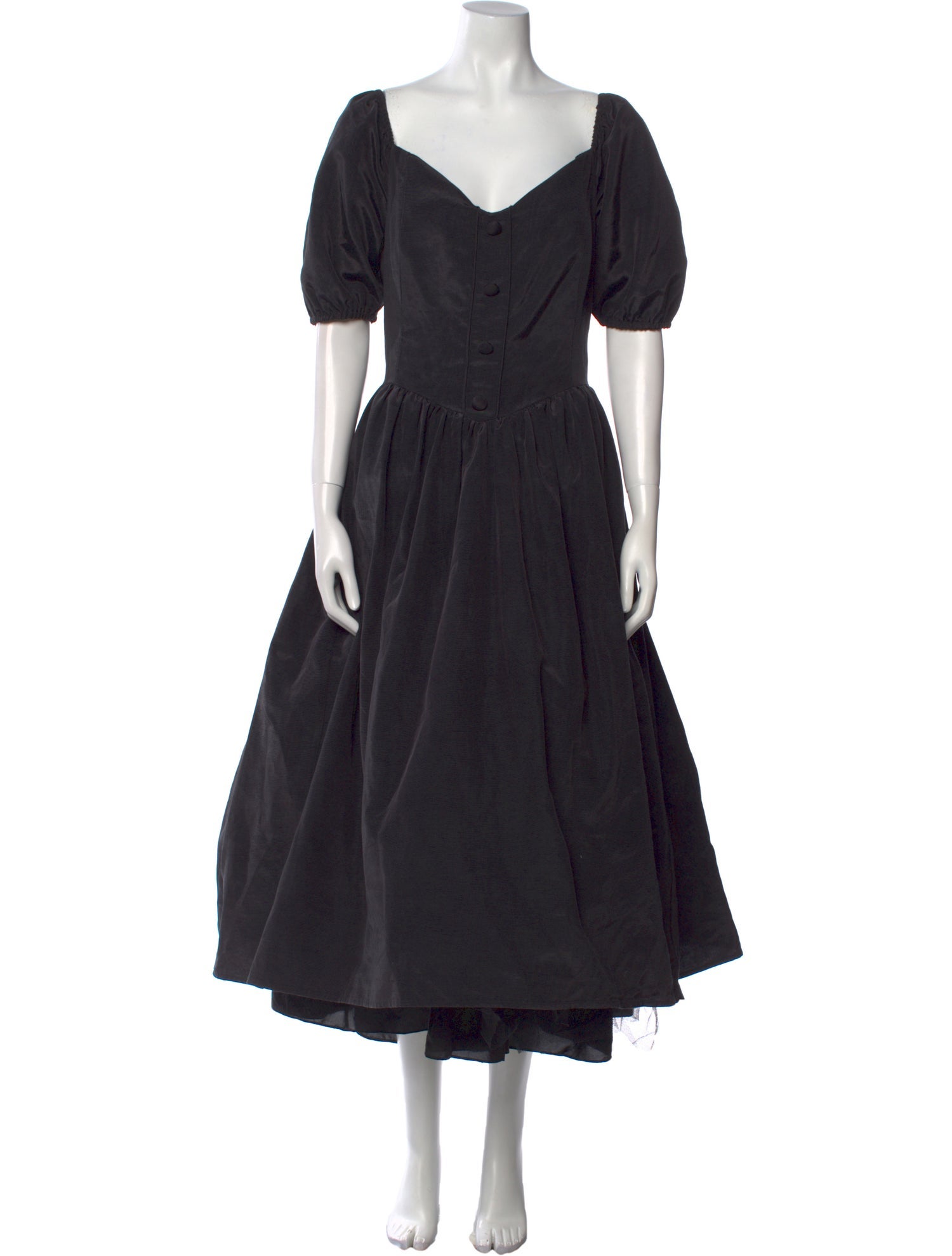 Batsheva Square Neckline Long Dress