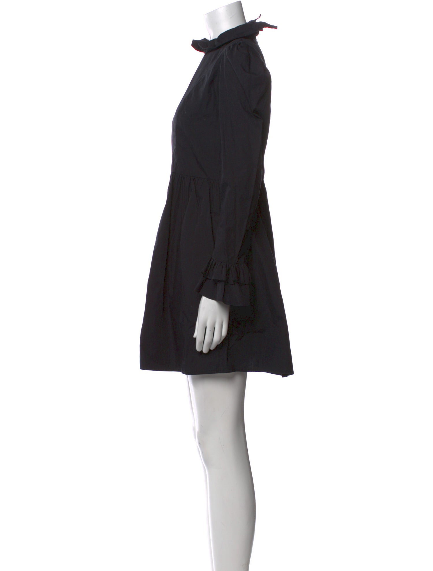 Batsheva Mock Neck Mini Dress