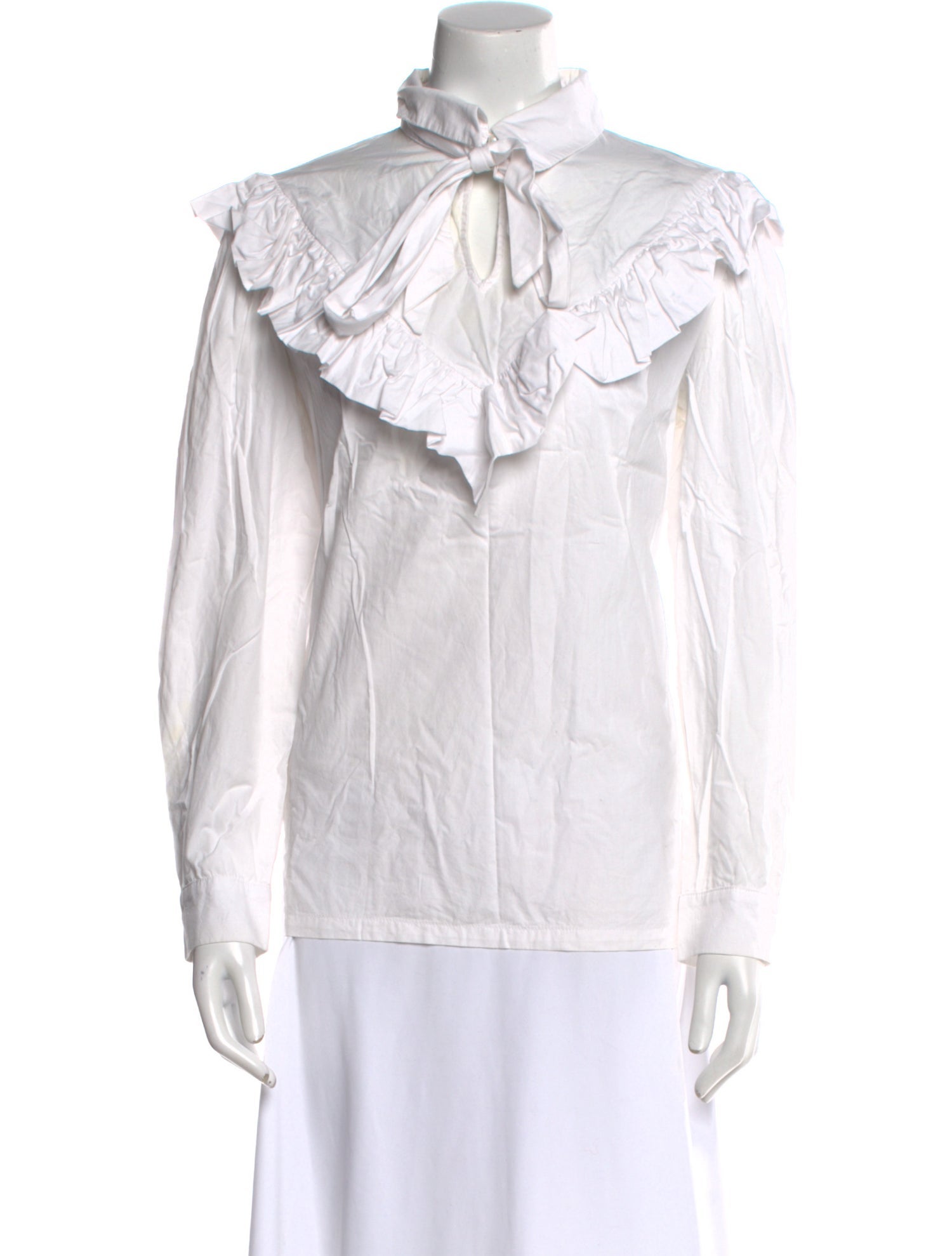 Batsheva Mock Neck Long Sleeve Blouse