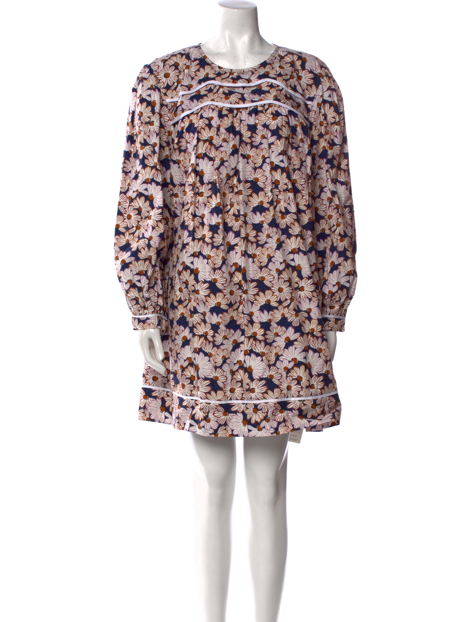 Batsheva Floral Print Mini Dress